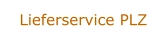 Lieferservice PLZ